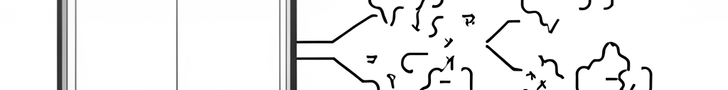 Line-art of an open book with four distinct clusters of nested parentheses and s-expression trees branching from it