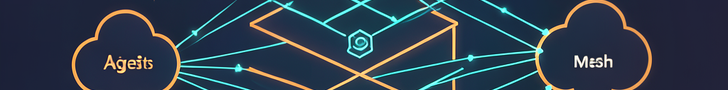 Cloudflare Agents Week banner — cloud edge nodes connected by identity-federation lines with six-layer agent stack motif