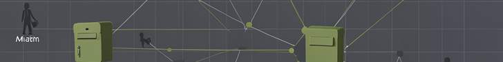 Agentic Systems Q4 2024 banner — mailboxes, supervisor nodes, agent silhouettes wired into a topology